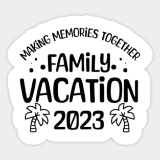 Family Vacation Sticker